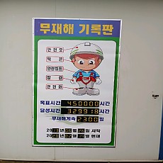 무재해기록판